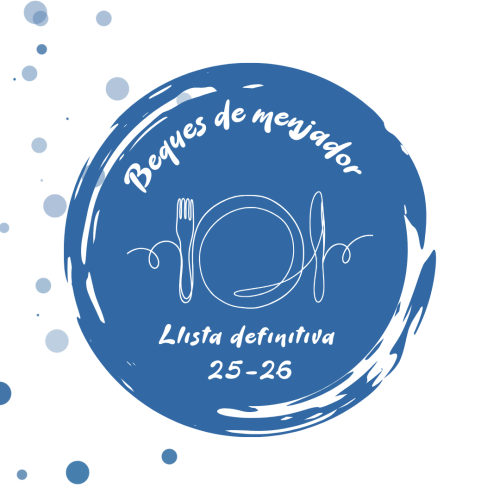 🍽️ Beques menjador – Llista definitiva 2025-2026